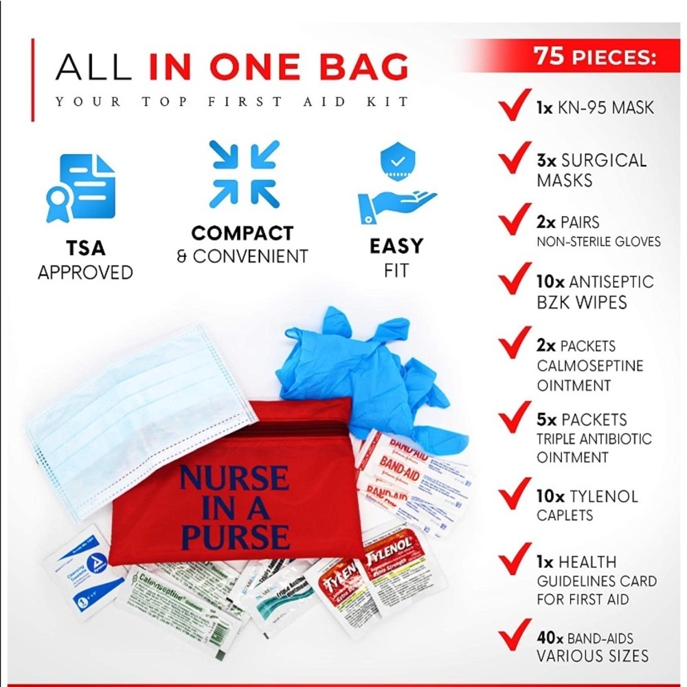 Mini First Aid Kit by Nurse in a Purse -First Aid